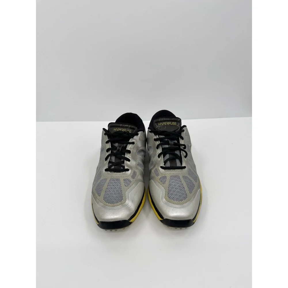 Nike LunarLon Running Shoes Men's Size 11.5 Gray Black Yellow Athletic Sneakers